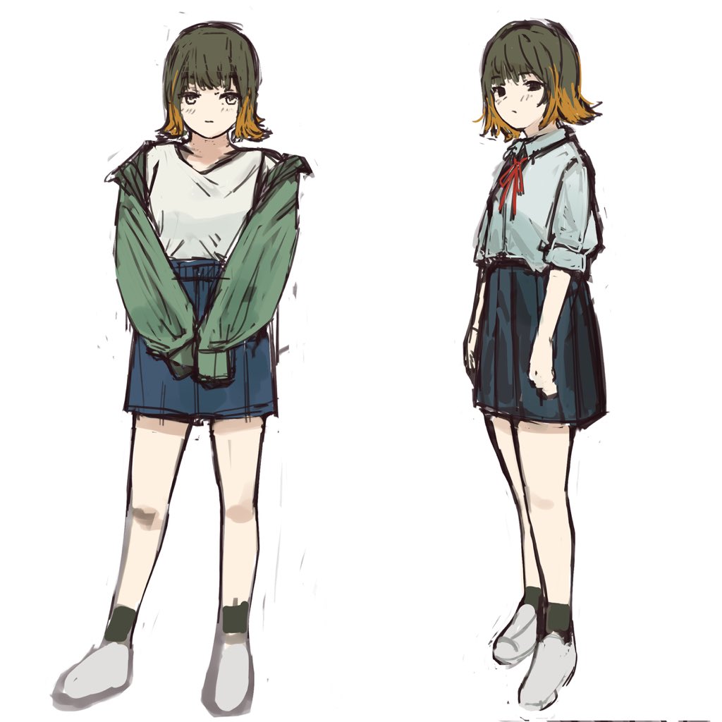 ボブカット イラスト