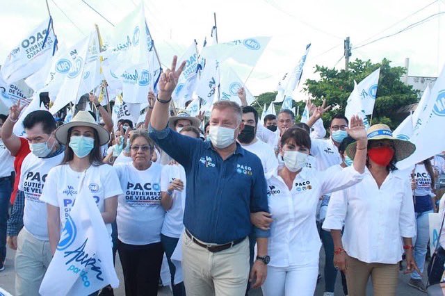 PacoGutierrezD1's tweet photo. ¡GRACIAS POR SU APOYO INCONDICIONAL DURANTE MÁS DE 50 DÍAS DE CAMPAÑA! 💙

Tuvimos un cierre de campaña exitoso, en el cual la gente me demostró que con su apoyo, ganaremos este domingo 6 de Junio! ✌🏼 https://t.co/NDRRLKgbtU