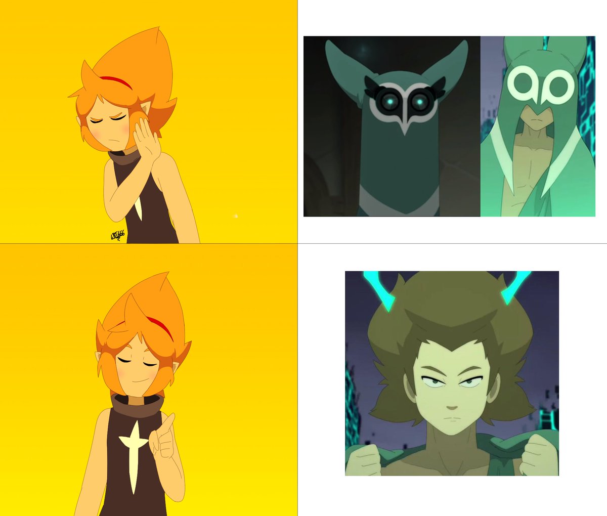 BlackTiger_666's tweet photo. Voici deux exemples #Meme #Drake #MemeDrake #Wakfu #Elely #Iop #WakfuMeme #YesNo #YesNoMeme https://t.co/QwG4Idspb3