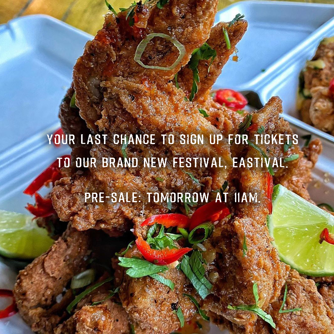 ⚠️ £15 ticket pre-sale Tuesday 1st June at 11am ⚠️ Sign up link: mailchi.mp/streetfeasteas… Photo credits to one of our top traders coming to the festival, @WMCJ_LDN 🔥