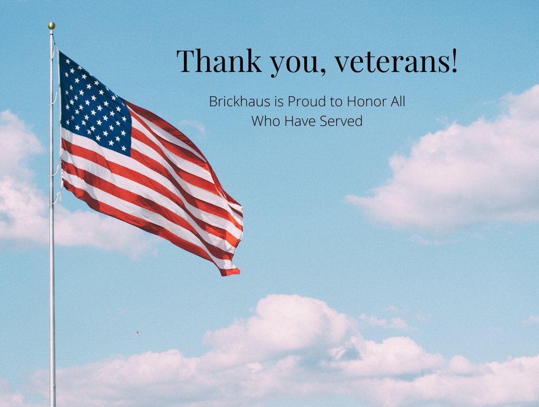 On this Memorial Day, we thank all veterans for their service.

We are grateful for you today and every day.

#MemorialDay #BrickhausPartners