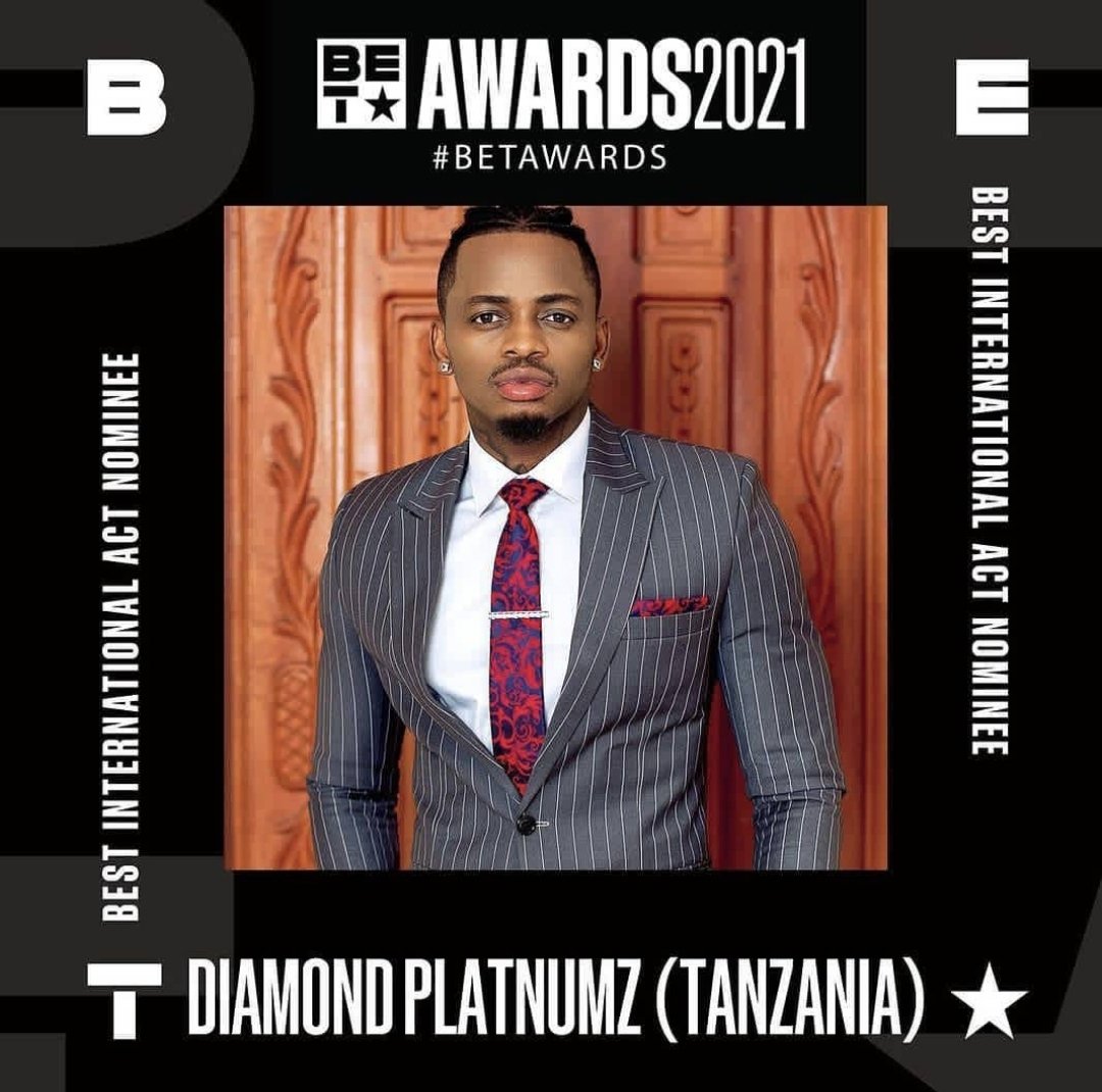 Rapharto's tweet photo. #BETawards nomination for Best International Act.@diamondplatnumz We are proud 🙏🏽 Keep sharing #BongoFlava to worldwide. 
#Simba #BongoFlava #SwahiliNation https://t.co/LRN4X98lov