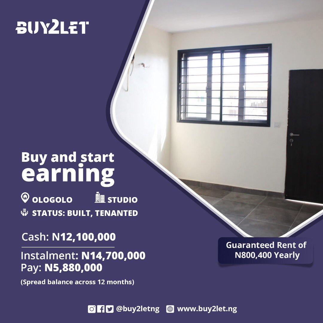 Buy2LetNg's tweet photo. What better way to end the month than with viable investments?

Check out of our top picks this week!

With our incredibly low prices and guaranteed rent , you are sure to make amazing returns.

https://t.co/xRSHUiQPwt

#mondaythoughts #investment https://t.co/LOZ3qZ2KrJ