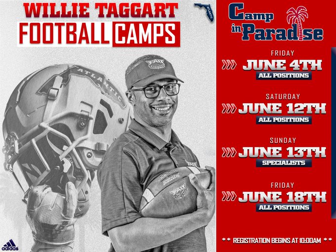 The South Florida High School Radio Show powered by <a href="/UHealthSports/">Sports Med Institute</a> Tonight (6-8) on @560WQAM – Shane Marinelli talks <a href="/FAUFootball/">Florida Atlantic Football</a> summer camps at 7:20. <a href="/MarinelliShane/">Shane_Marinelli</a> @fau_owls_nest @shulabowlpod <a href="/insidetheburrow/">Inside the Burrow</a>