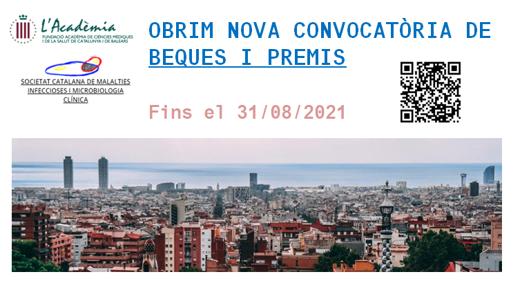 SCMIMC1's tweet photo. Publiquem les bases de les beques i premis que la Societat Catalana de Malalties Infeccioses i Microbiologia Clínica ofereix enguany. No les deixis perdre! 🩺🔬👩‍⚕️Més info al web.

https://t.co/Fu7J3qXcdN 
#beques #becas #premis #SCMIMC #microbiologia #infeccioses #infecciosas https://t.co/ZYeEjzsiRP