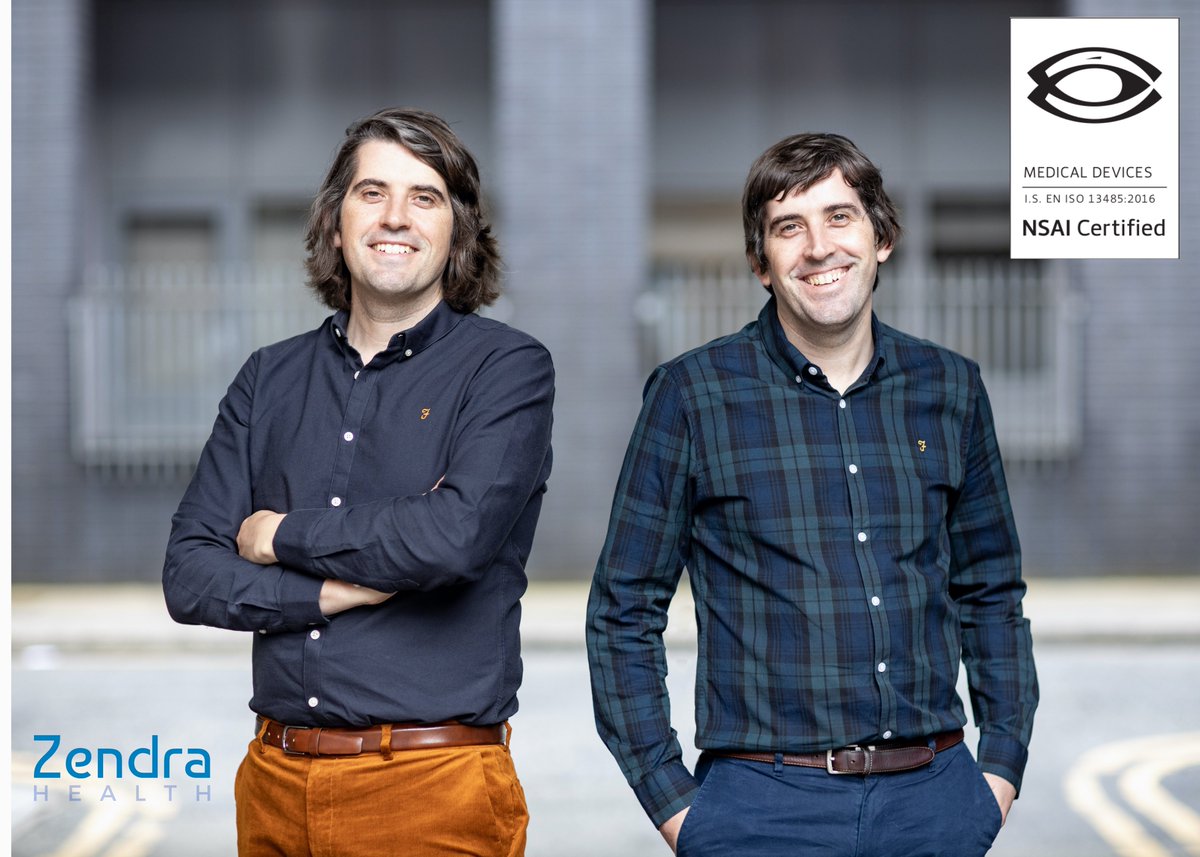 After lots of hard work, <a href="/ZendraHealth/">Zendra Health</a> is thrilled to have achieved ISO 13485 certification by the <a href="/NSAI_Standards/">NSAI</a>. 🥳🥳#digitalhealth #medtech #iso13485 #certified #twins
