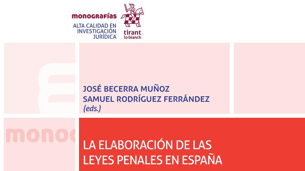 BibDret's tweet photo. 🔈@Dret_UB Recent incorporació al @BibDret
📚 La elaboración de las leyes penales en España / José Becerra Muñoz, Samuel Rodríguez Ferrández (eds.) / Tirant lo Blanch, 2020 #ubdret #nabibdret @crai_ub
👉 Reserva'l: 🔗https://t.co/hXlb5TSBbn https://t.co/ED4QeBuLzc