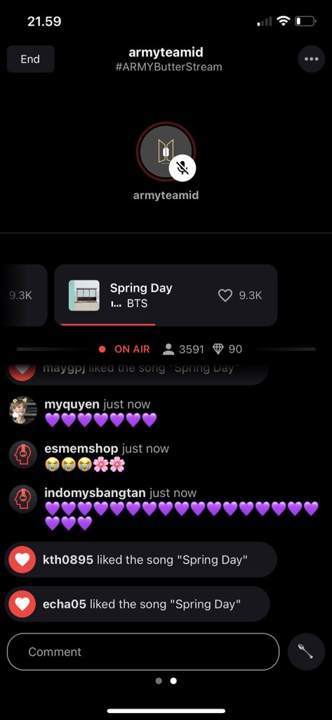 ARMYTEAMID's tweet photo. [💜]

Purplee LOOVEE
 #ARMYButterStream

#방탄소년단 #BTS @BTS_twt w https://t.co/gBfqxpHhYz