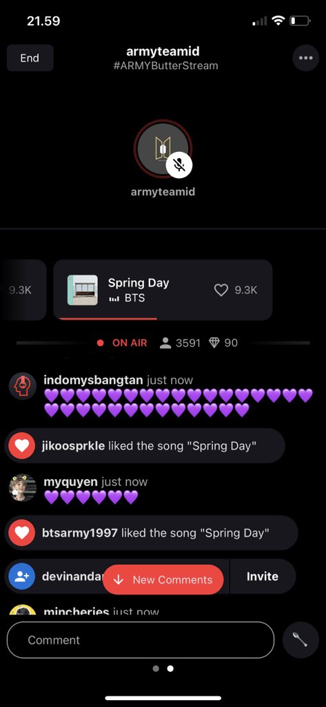 ARMYTEAMID's tweet photo. [💜]

Purplee LOOVEE
 #ARMYButterStream

#방탄소년단 #BTS @BTS_twt w https://t.co/gBfqxpHhYz