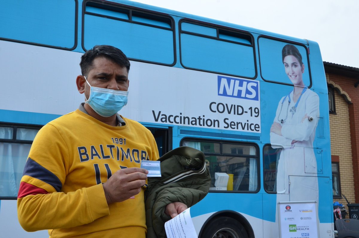 🚍 Next vaccine stop - Northolt 🚌 

Come along and get your first jab if you are over the age of 40

⌚10am-3pm
📍 Northolt High School, Eastcote Lane, Northolt UB5 4HP

orlo.uk/QgV0P