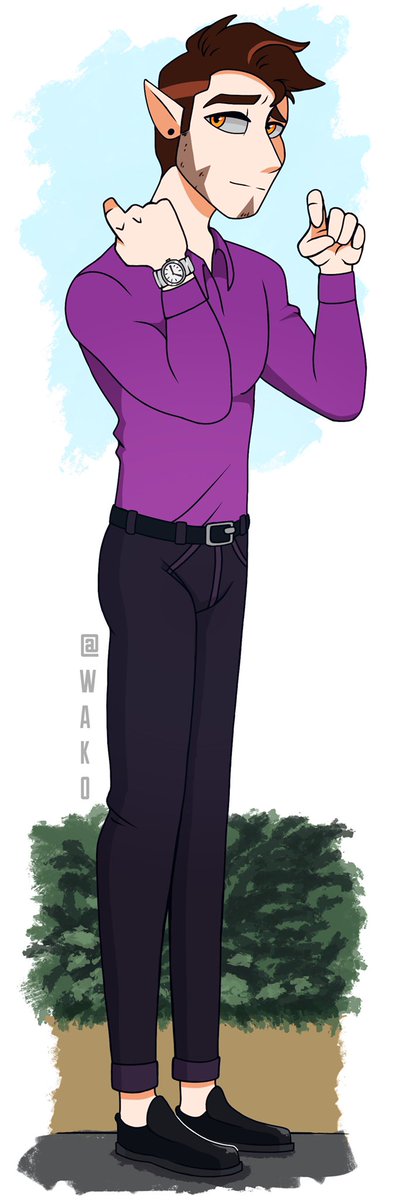 DreamerWako's tweet photo. This is a pretty big file. Couldn’t upload it all to Instagram so here he is. Handsome Alador, on a date with Odalia. ☺️♥️💜😳
#aladorblight #mrblight #simp #imsuchasimp #owlhousefanart #owlhouse https://t.co/6irggFLogA