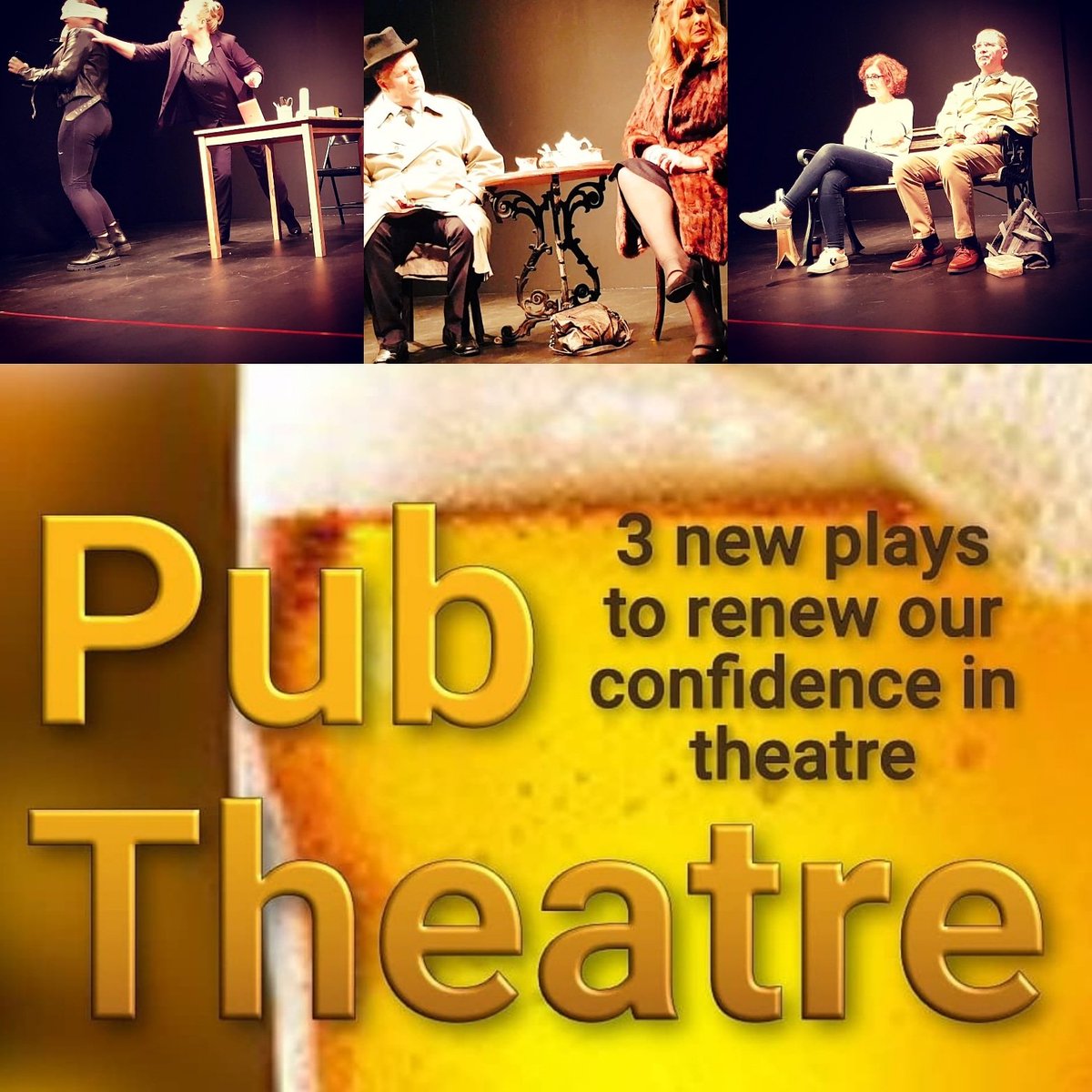 Tonight we premiere the filmed version of Pub Theatre.

Watch our feeds at 8pm.