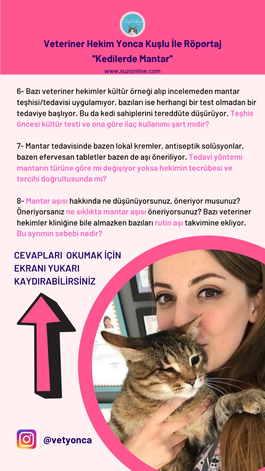 Suzionline On Twitter Kedilerde Mantar Hastaligi Teshisi Tedavisi Hakkinda Her Sey Veteriner Hekim Yonca Kuslu Ile Yaptigimiz Roportaj Https T Co 7bm7wpsjlx Twitter