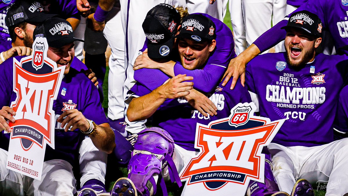 TCU_Baseball's tweet photo. They all made a pact to come back, to finish what they started, and leave this place better than they found it. 

You did it boys. A historic season already, and we’re just getting started. 🏆💯

#FrogballUSA | #ToadToOmaha https://t.co/aiHg46OMS9
