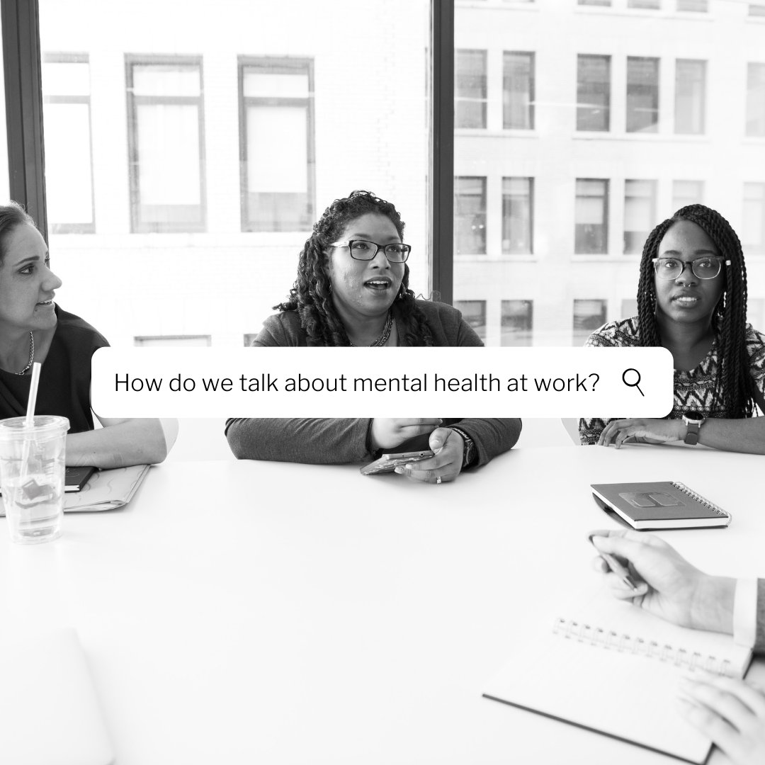 Talking about mental health in the workplace can feel tricky at best and terrifying at worst. It's important to remember that sharing our challenges proactively, strategically, and thoughtfully with co-workers, can improve our mental health. Leaders must lead by example.

#leader