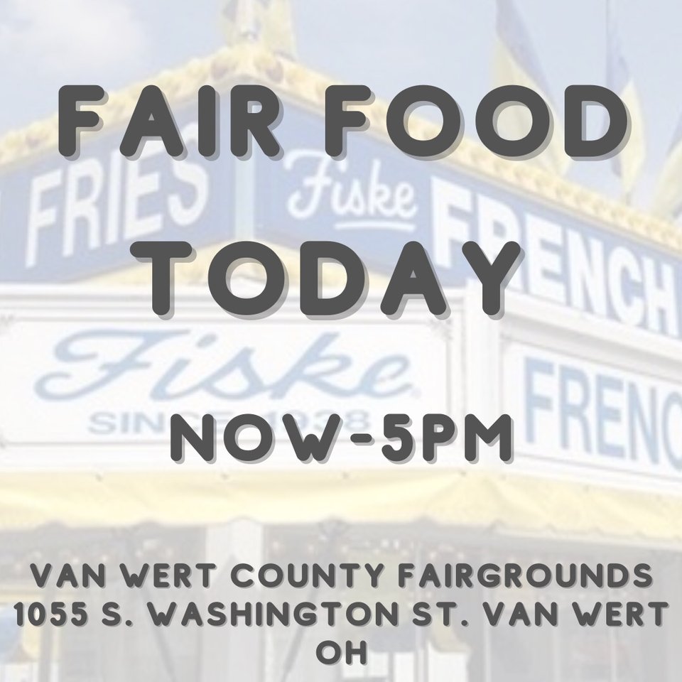 vwfair's tweet photo. Fair Food Vendors are on the grounds till 5PM! https://t.co/zJzLTxKaTm