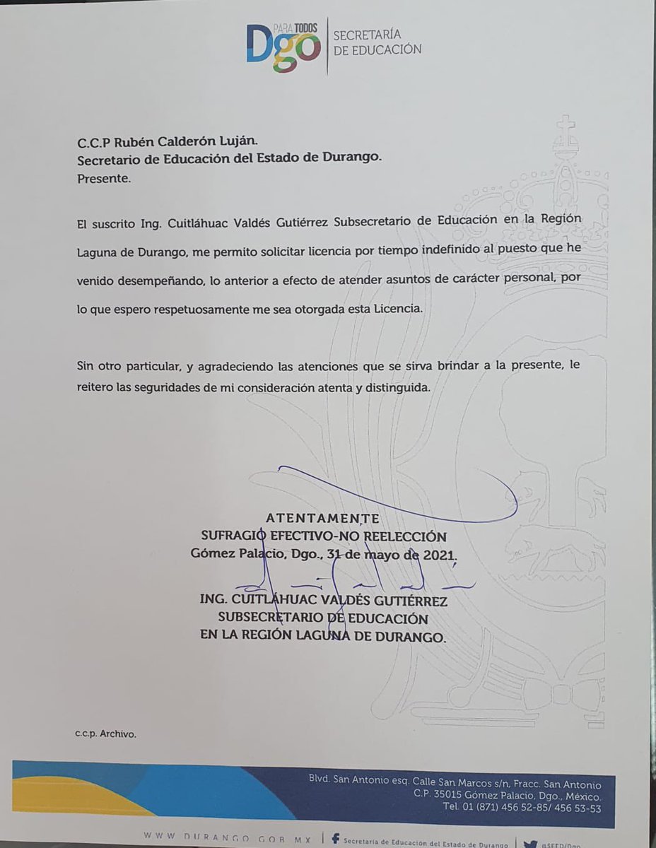 Cuitláhuac Valdés tweet media