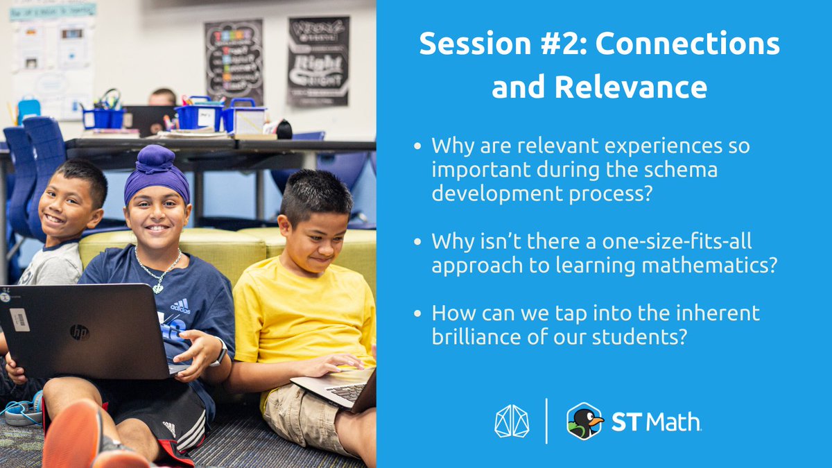 MINDEduOrg's tweet image. VP Curriculum and Instruction Twana Young joins Nigel this week to discuss how making relevant connections in the student experience enhances math learning. Save your spot 👇
bit.ly/346dsdm
📆 Wednesday, June 2 at 3 pm PST / 6 pm EST
#UnfinishedLearning #LearningRecovery