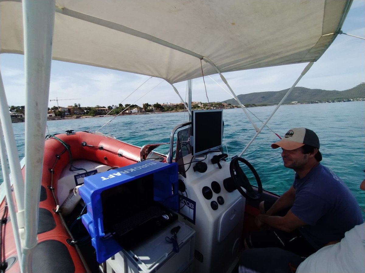 🌊🏖️ Today we've started the summer field campaign at @socib_icts #beachmonitoring station at #CalaMillor with students from @Polytechnique and @UIBuniversitat! For today, shallow and deep water bathymetry and sediment sampling... More tomorrow! @coastandoceanc1