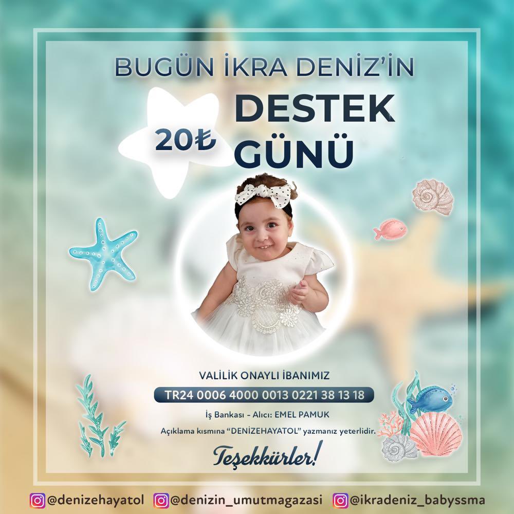 denizehayatol's tweet photo. Haftaya iyilik yaparak başlamaya ne dersiniz?🌸

📌 İkra Deniz’in şu anda 24.000 takipçisi var.

📌 Aranızdan yalnızca 10.000 kişi bugün hemen şimdi 20 TL bağış yaparsa bugün bir yıldız boyayabiliriz.

#denizehayatol #ÖSYM #1Hazirandanitibaren #MaviMarmara #59ÖncesiNerdeTFF https://t.co/RxITJqpdaM