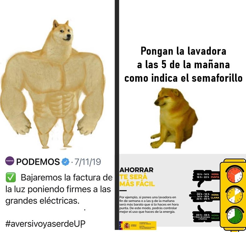 UP en campaña // UP en el gobierno