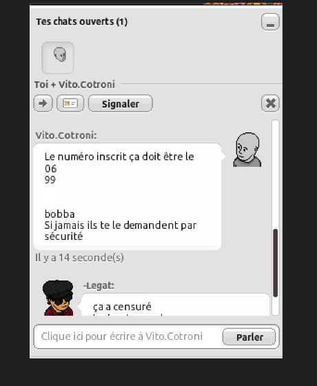legat_h's tweet photo. Détournement de compte, piratage illégal 😂😂 @ScU_HabboFR @BankScuro 
Je précise que j'ai effacé les autres numéros présents sur le screen original pour ne pas diffuser le numéro de téléphone dans son intégralité https://t.co/3k9Wa1tSuD