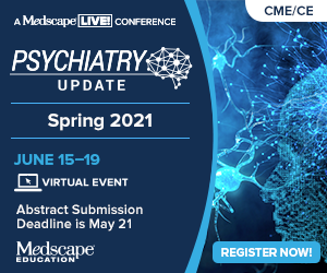 jedfoundation's tweet photo. Join @MedscapeLIVE for #PsychUpdateSpring21, a virtual psychiatry conference for practicing clinicians. Register here: https://t.co/25no9qef5U. All proceeds support our work and @NAMICommunicate. #psychtwitter https://t.co/Q3kWJwAOLk