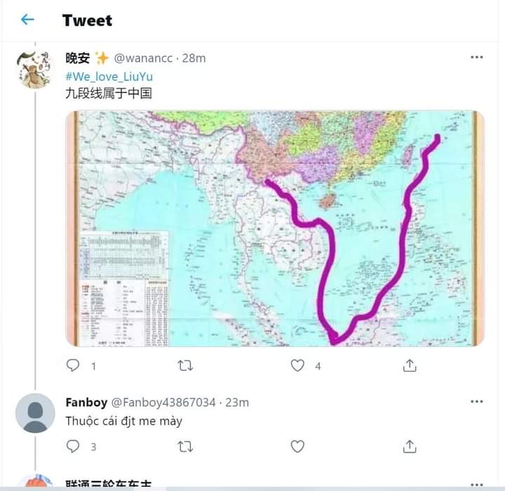 pd267's tweet photo. #VietNamquyetthangdaidich
Tuân thủ đúng quy đinh nha.
#HoangSaTruongSa_belongtoVietNam
Đất nước Việt Nam 10 phân vẹn 10.
#LiuYusfansgetoutofVietNam
We are Vietnamese. We protect Vietnam. https://t.co/VTk9U9tEnm