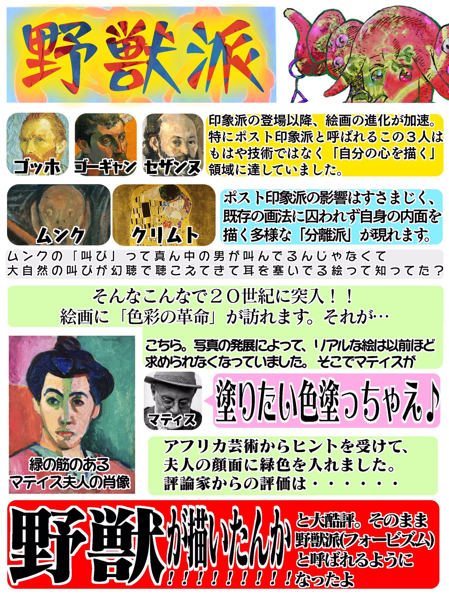 絵画のジャンル名は？大体悪口であることが判明するwww