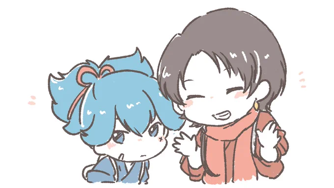 うちの初期刀と初鍛刀、これからもよろしく!みんなにも挨拶してきます。へへ。 