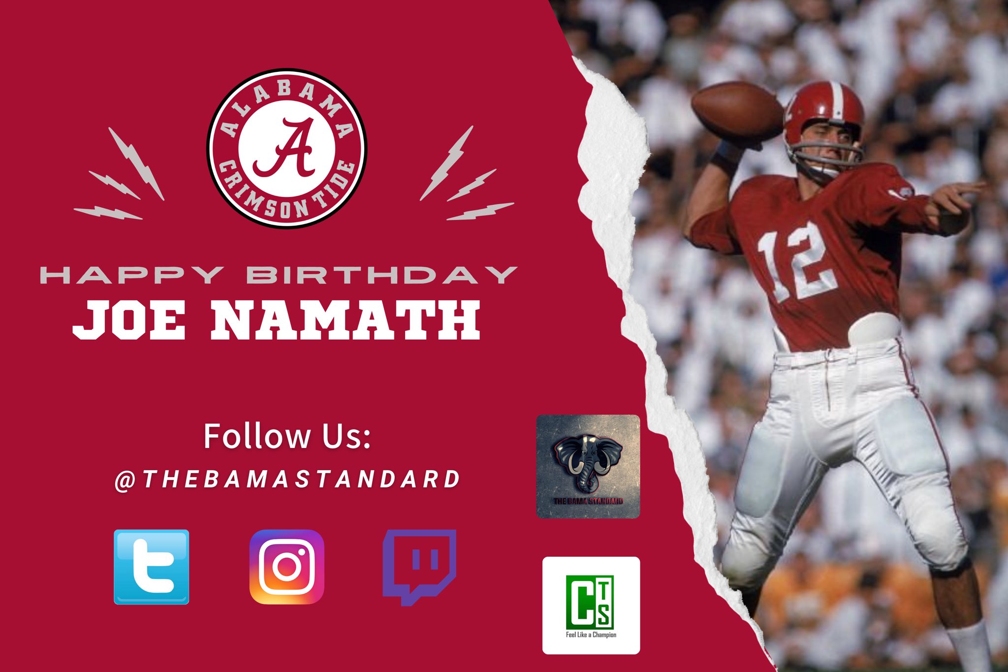 Happy Birthday to & legend Joe Namath!!!    