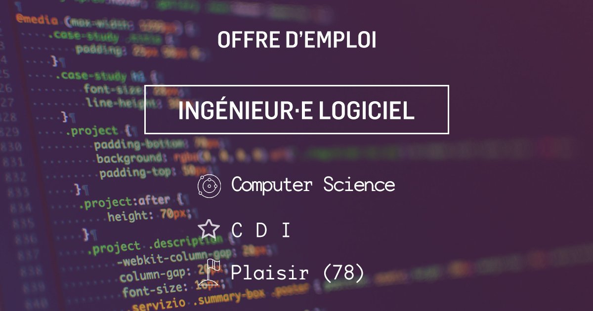 Science_me_Up's tweet photo. 🐍 Ingénieur·e Logiciel #ERP
⚙️ #Python #Java #Linux
➡️ https://t.co/22hfD7tLrM
#JobmeUp #IT #ITJobs #ComputerScience #Engineer #OSWindows #developpeur #developer #devcommunity #devjobs #jobs #hiring #offredemploi https://t.co/KWF1616EFn