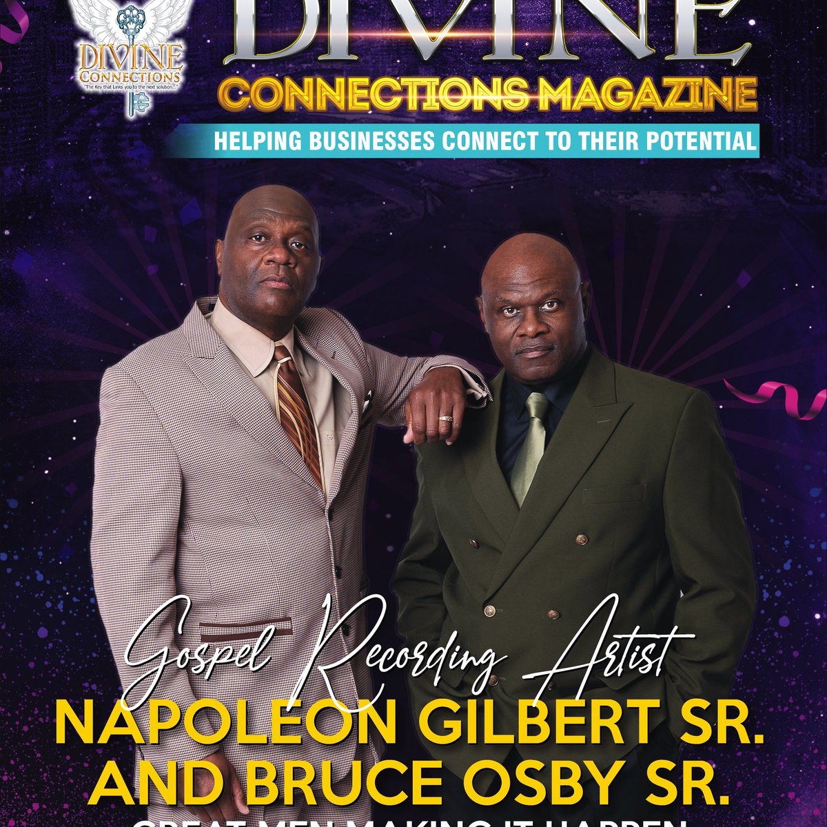 DeterminedNB's tweet image. Get a copy of this great magazine and read our story inside.  Thanks to  Divine Connections for putting us on the cover.  divineconnectionsmagazine.com/subscriptions/