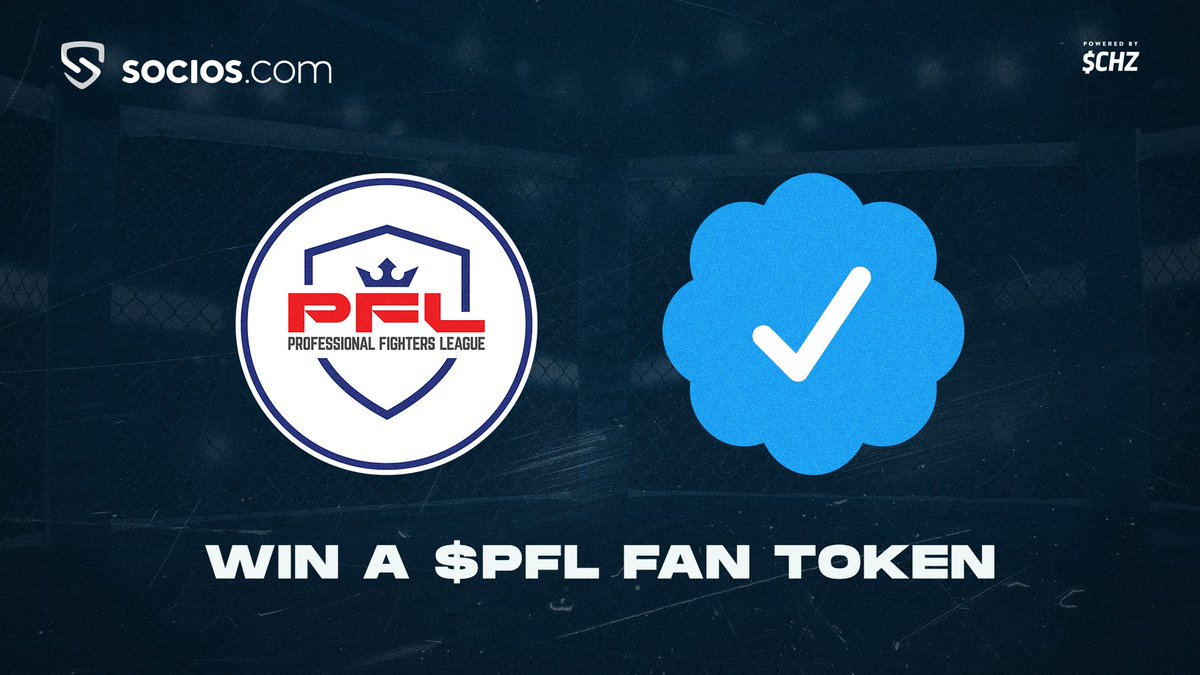 💪To celebrate being Twitter verified, we’re giving away a $PFL Fan Token!

To participate:

✅Follow
✅Retweet

⚡️ $CHZ