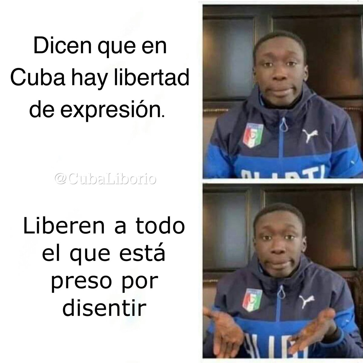CubaLiborio's tweet photo. @BrunoRguezP @CubaMINREX @cubavsbloqueo Esta es más fácil Bruno. #AbajoLaDictadura @DiazCanelB @LMOAlcantara @Mov_sanisidro https://t.co/Ny3g6ssCOV