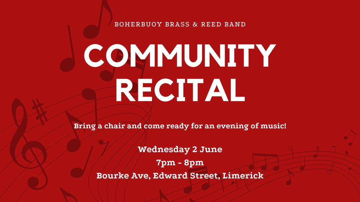 boherbuoy's tweet photo. 🎶 We're back! 🎶
Wednesday, 2 June at 7pm we’ll be doing a socially distanced performance at Bourke Ave, Edward Street in Limerick!
Bring your chair and come ready for a fun evening of music. 
#limerick #limerickarts #supportthearts https://t.co/zl8aqZeTPB