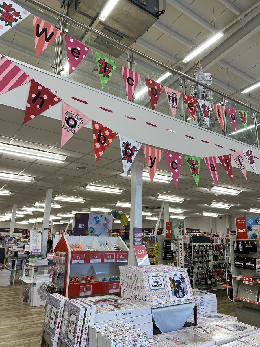 area3mo's tweet photo. @Hobbycraft_CRW #Crawley looking amazing 🤩 https://t.co/BpDAPQ5MwT