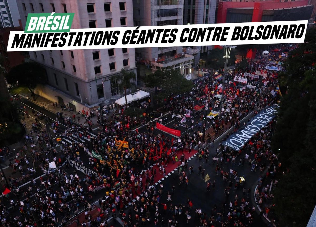 ContreAttaque_'s tweet photo. LE #BRÉSIL DESCEND DANS LA RUE CONTRE LE GOUVERNEMENT D'EXTRÊME DROITE

– «Contre le #Bolsovirus» : récit de notre correspondante franco-brésilienne –

Samedi 29 mai se sont tenues, dans toutes les capitales brésiliennes, des manifestations contre #Bolsonaro et sa gouvernance. https://t.co/dsEYsShlK3