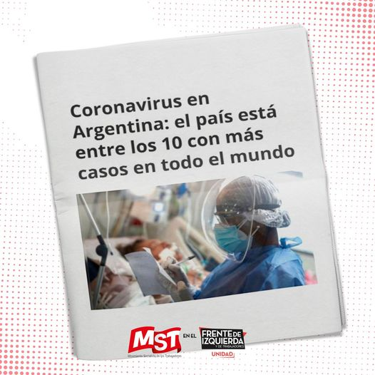 Ale_Bodart's tweet photo. Pasaron los 9 días de restricciones, pero los números no acompañan. Hay que ir a una Fase 1 con aumento salarial, ayuda social y vacunas para todos. Se puede, si dejamos de pagar la deuda, les cobramos un impuesto permanente a los ricos y nacionalizamos el laboratorio de Garín. https://t.co/ZKAHTBcuhQ