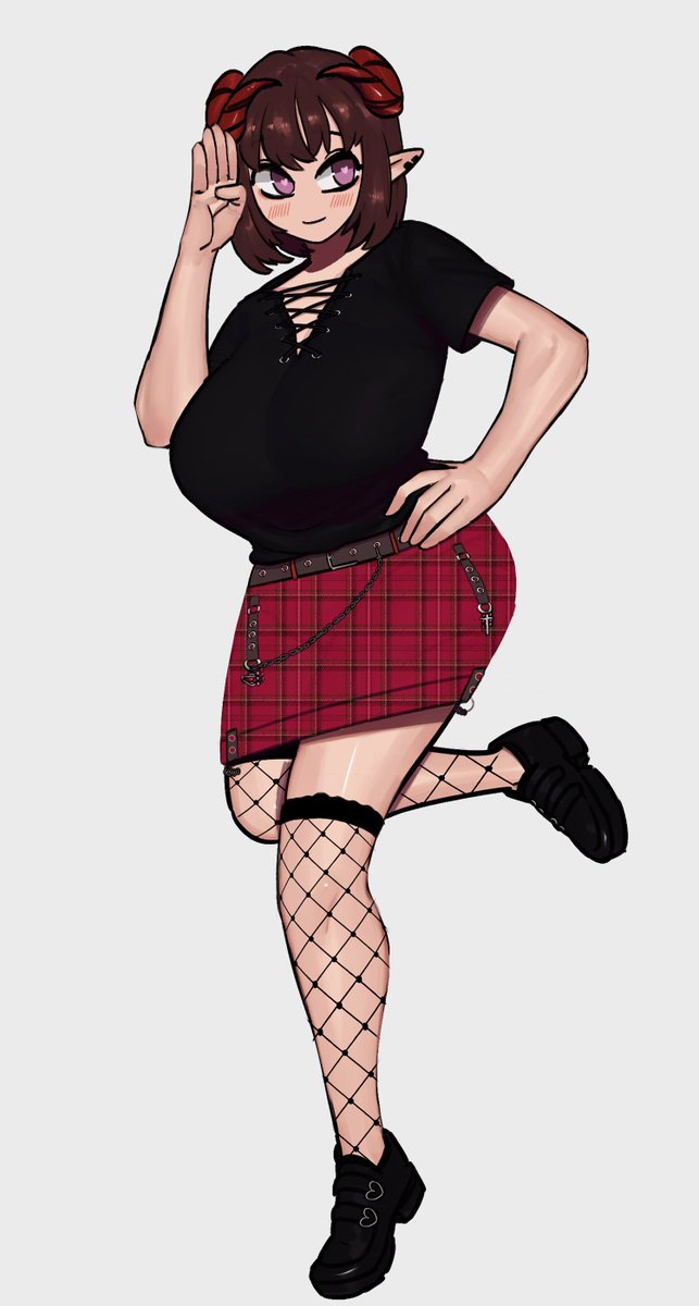 Wiwhiff's tweet photo. Anyone who wants to go shopping?? ♥️😳 Casual Lilith AU coming to a theater near you soon! 

🎨: by @/manobece 
#vtuber #ENvtuber #VTubers #Smallstreamer #VtuberUprising https://t.co/nzAXypZTJv