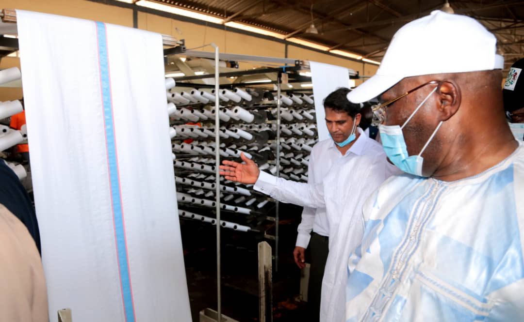 atiku's tweet photo. Today, Gov Ahmadu Fintiri and others joined me in commissioning the ultra-modern corporate headquarters of Standard Micro Finance Bank, Woven Sack Plant and Shrink Laminate Plant, all under the Priam Group in Yola, Adamawa State. https://t.co/lXmqlZhrpb