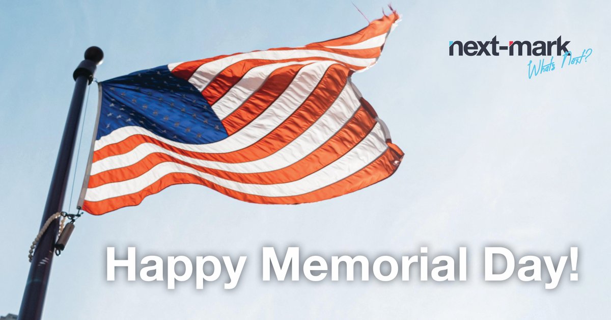 NextMarkSRQ's tweet photo. Thank you to all veterans and those currently serving our country this Memorial Day. Our thoughts are with you and your families as we remember and celebrate this holiday weekend.

#nextmark #memorialday #veterans #neverforget #holiday #inmemory https://t.co/Hq6P6Hus2Q