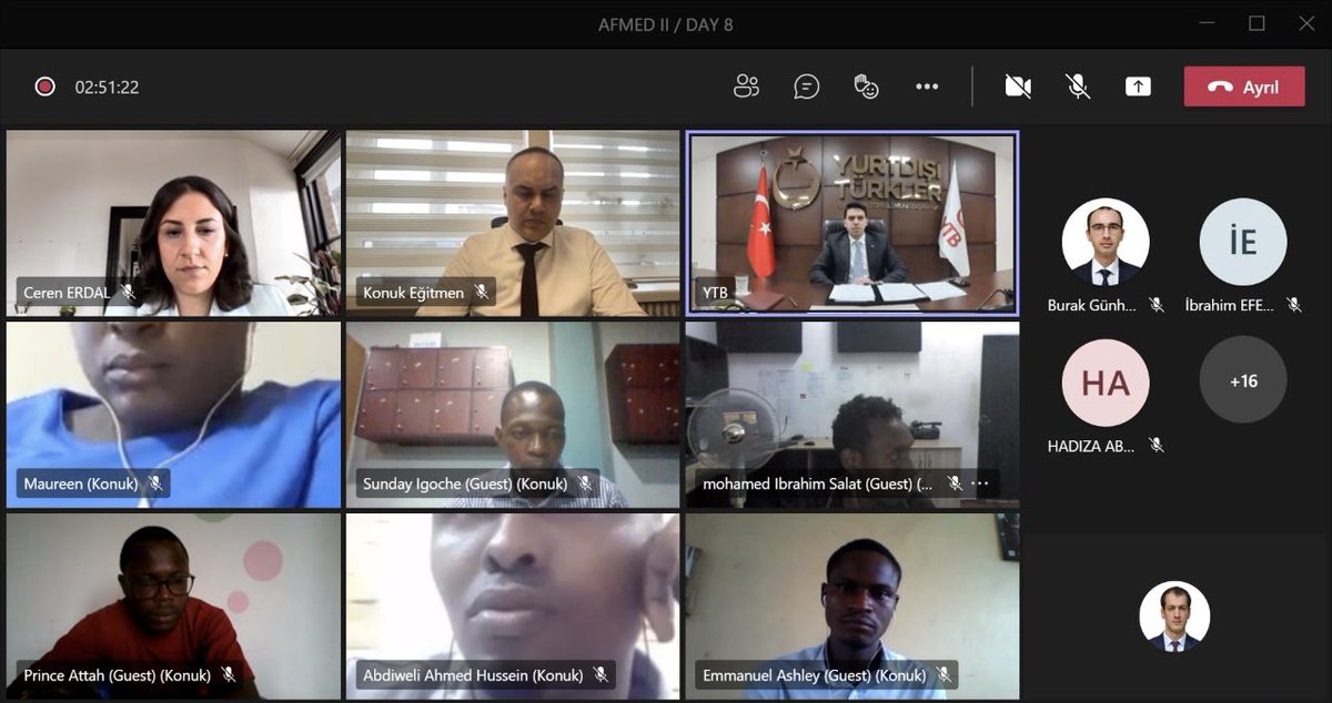 abdullah_eren's tweet photo. #YTB continues to bring together our country's experience in different fields with sister geographies.🇹🇷🌍

📍8 countries
👥21 participants
🤳A rich content from new media to fighting disinformation

We’ve completed the 2nd of “African Media Representatives Training Program.” https://t.co/7YDX7siZ1l