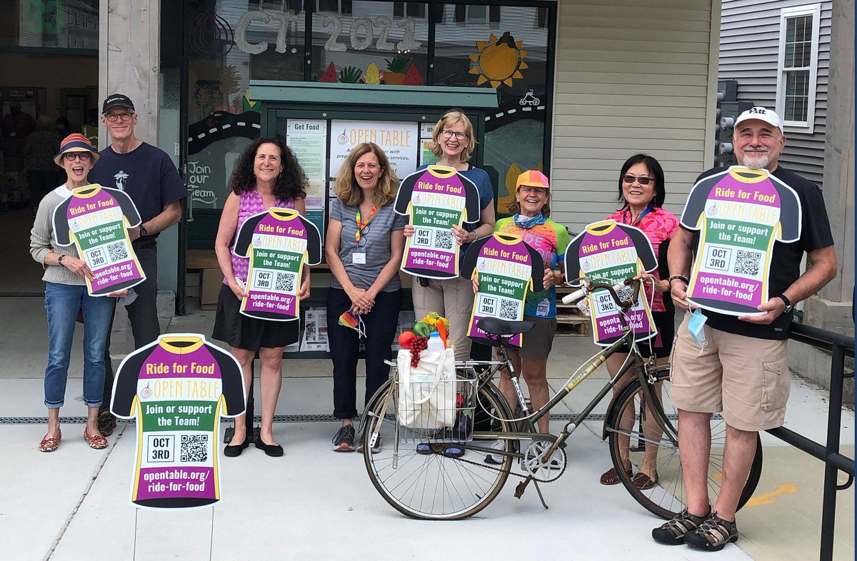 OpenTableMA's tweet photo. Our Ride for Food Team is shaping up! Come join the fun and ride, walk, swim, hike, or whatever you want to move your way to helping us reach our fundraising goal! To learn more, give to a team member, or become a teammate visit https://t.co/HFfZ0yLZxe !
#rideforfood #charity https://t.co/YycsVKTaxJ