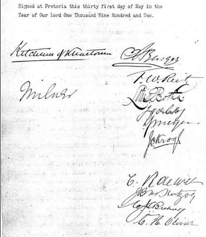 BritishHistorym's tweet photo. #otd 31 May 1902 – Second Boer War: The Treaty of Vereeniging ends the war and ensures British control of South Africa.

#SecondBoerWar #BoerWars #Britishhistory https://t.co/XQtq7hYXH6
