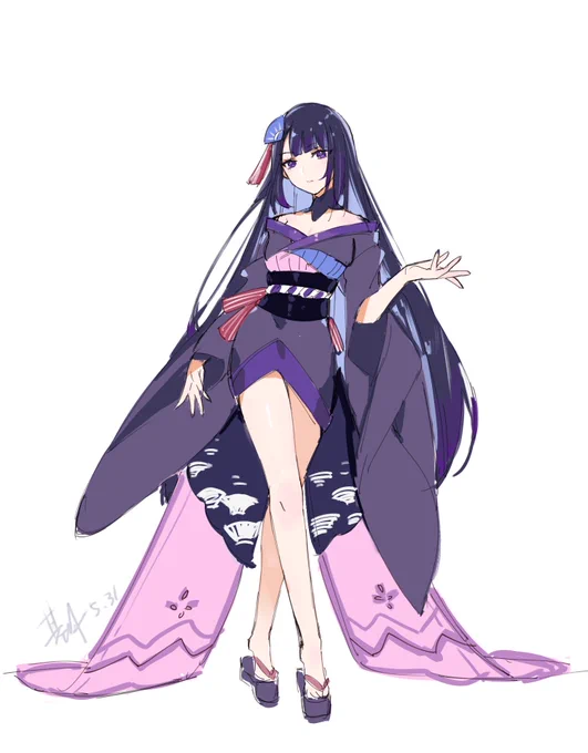 落書き 雷電将軍
#原神 #Genshin 