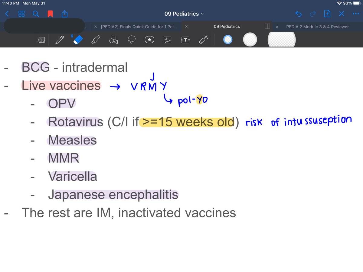 sanddaengg's tweet photo. MED STUDENT/MD ARMY !!!
I used Jungkook’s hand tattoo as a mnemonic for live vaccines 🥰
V-varicella
R-rotavirus
M-measles, MMR
Y-polYo=polio=OPV
J-japanese encephalitis https://t.co/xBepCiegAx
