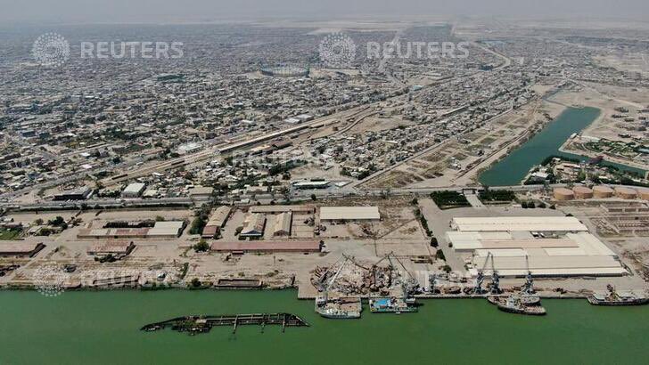 EssamAlSudani1's tweet photo. A view shows #al-Maqal #port, built during #World #War One after the #British occupied #Basra, and that is to be developed to become a #touristic landmark, in #Basra, #Iraq, May 26, #2021. Picture taken May 26, 2021. Picture taken with a drone. #REUTERS/#Essam al-Sudani https://t.co/4Qj11hZ7xU