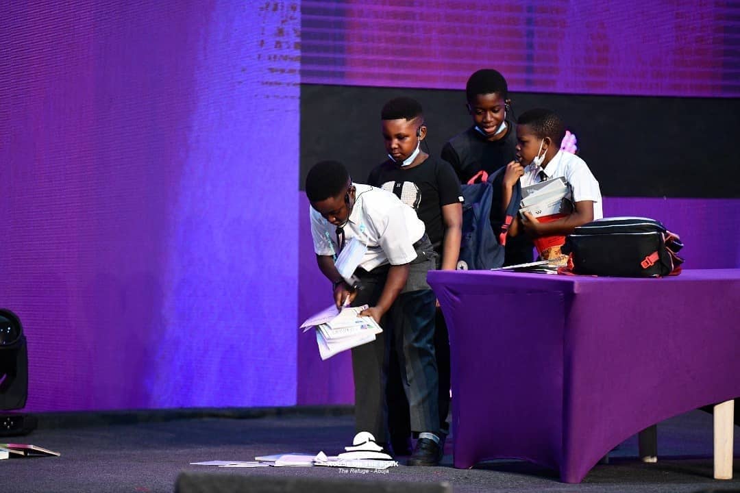 SchoolSafehands's tweet photo. Our talented pupils showed us through a short but  powerful skit, the importance of being a spirit-filled Christian.  Having the word in our hearts, ready to rebuff the tricks and lies of the enemy are also crucial weapons we use to defeat the enemy. https://t.co/NQ61ZCNYFL