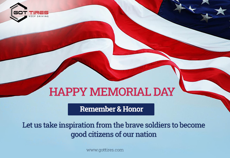 Got_tires's tweet photo. HAPPY MEMORIAL DAY!!!
In memory of commemorates American, who fought for their country in wars, We Got Tires LLC gives a discounts on tires, save upto 40% on all branded tires.
Visit Us:- https://t.co/cWFTvvK3Jt
.
.
#MemorialDay #MemorialDay2021 #gottires #buytiresonline https://t.co/n9RL4hedn6